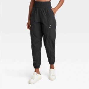 JoyLab Womens Black High-Rise Cargo Jogger Pants NWT Size S